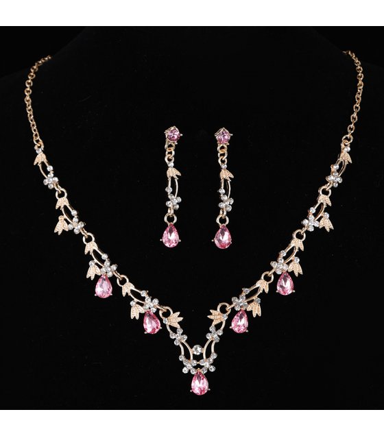 SET722 - Cross-Border Simple Bridal Jewelry Set